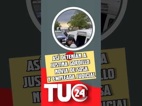 Capturan en Yerba Buena a Justina Gordillo, empleada judicial y pareja de "El Militar" Sosa . 🚔⚖️