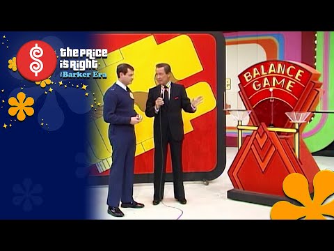 Military Man Gets Balance Game Just Right With Only Two Items - The Price Is Right 1985