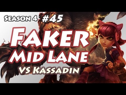 [LOL] SKT T1 Faker  Annie vs Kassadin - SoloQ Highlights