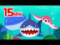 Blue Whale Penguin Family Song More 15 Min Rhymes For Kids Sea Animal Compilation