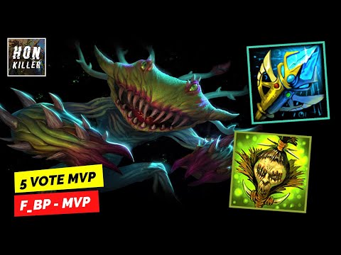 HoN Bramble STAFF OF THE MASTER with SHRUNKEN HEAD - MVP