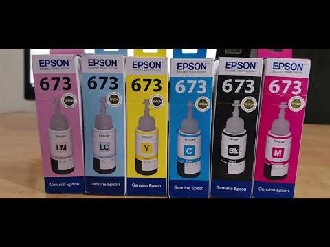 Epson 673 (T6735) Light Magenta 70ML Genuine Ink Bottle