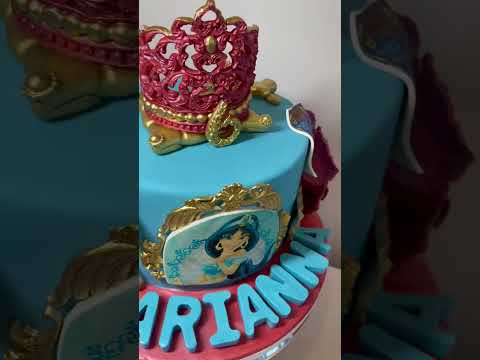 Jasmin cake! #cakedesigns #cakes #cakeideas #cakeforgirl #baking #birthdaycakes