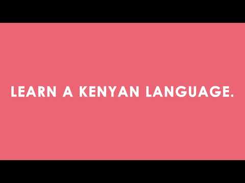 Learn Luo, Kikuyu, Luhya