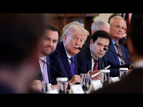 LIVE: Trump hosts meeting with oil and gas executives | NBC News
