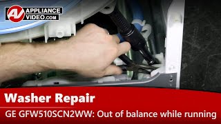 GE Washer Repair: Out of Balance While Running - Suspension Damper