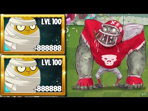1000 Plants PvZ 2 Max Level VS All-Star Zombie LEVEL 100 - Who Will Win?