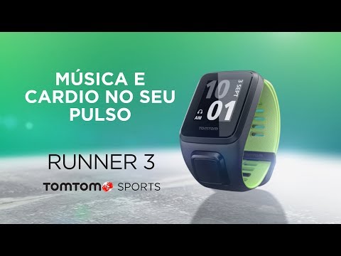 TomTom Runner 3 - Monitor Cardíaco com GPS e Música