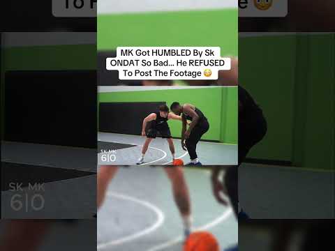 MK GETS HUMBLED  AND DONT POST IT😭😂 #explore #basketball #viralvideos