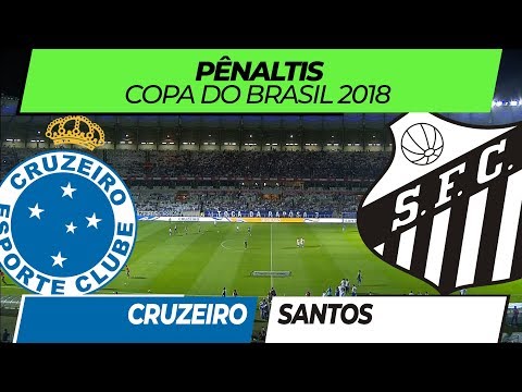 Cruzeiro x Santos • Pênaltis • Copa do Brasil • 15/08/2018