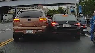 【車禍影片】相親相愛（2025.07.10 台北市中正區永福橋