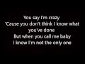 Sam Smith - I'm Not The Only One Lyrics