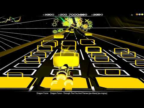 Audiosurf - through the fire and the flames - personal best (pro)