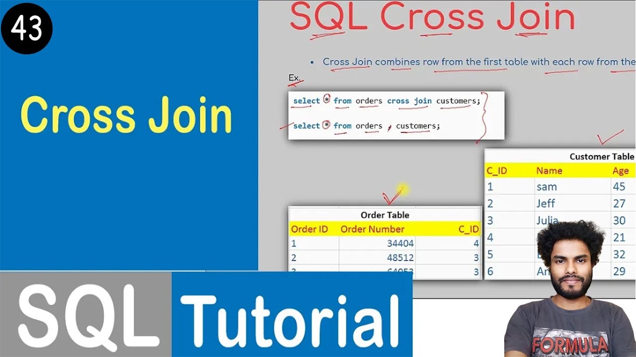#43 Cross Join in SQL | SQL Tutorial