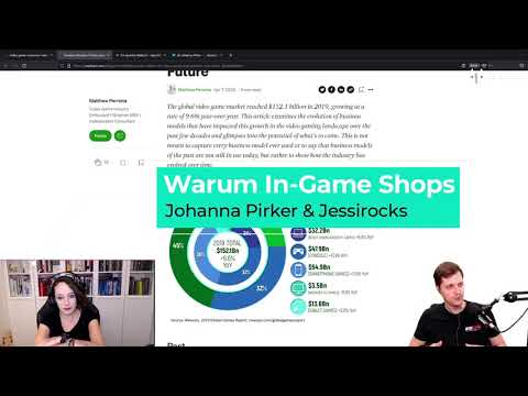 Warum brauchen WIR In-Game Shops (Johanna Pirker +Jessirocks)