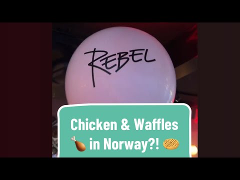 American Classic Hits Bergen: First Taste of Chicken & Waffles in Norway!