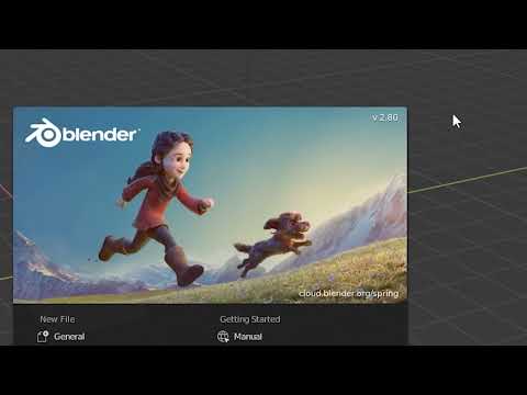 The Blender Splash Screen