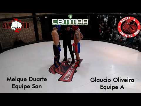Melque Duarte (Equipe San) x Gláucio Oliveira (Equipe A) CBMMAA