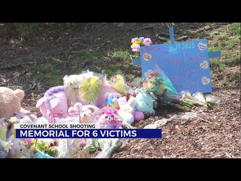 Memorial for Covenant School shooting victims