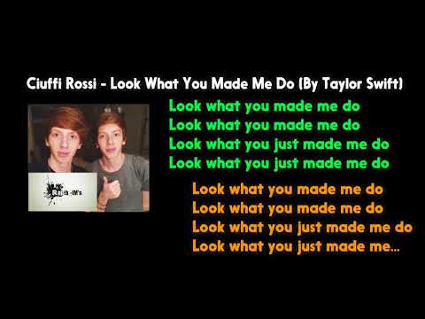 Ciuffi Rossi - Look What You Made Me Do | Lyric Video