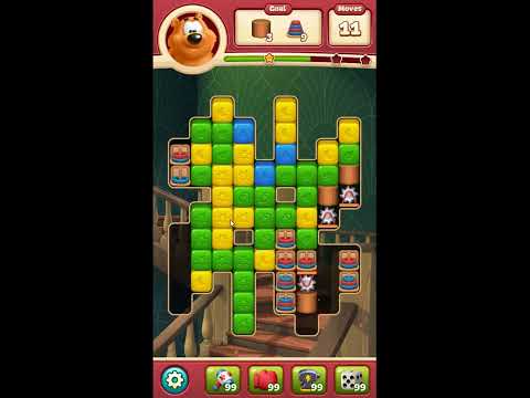 Toon Blast Level 7064 - NO BOOSTERS 🐻🐺🐱 | SKILLGAMING ✔️