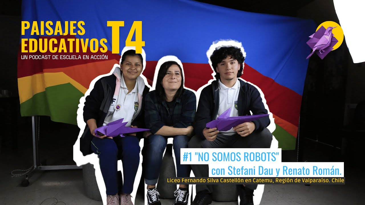"No somos robots" Stefani Dau y Renato Román.