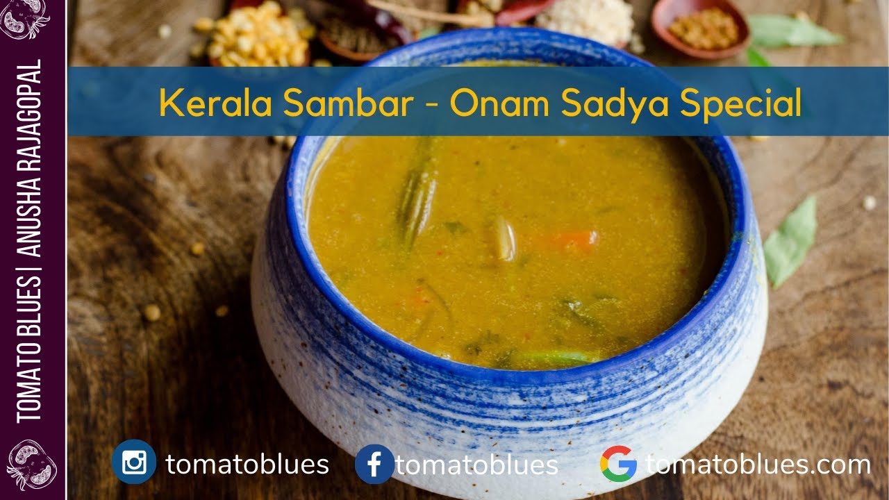 Varutharacha Sambar Kerala Style | Kerala Sambar | Sadhya Sambar Recipe