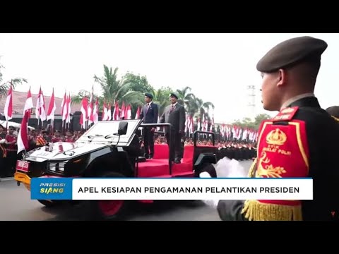 PRESIDEN JOKOWI PRABOWO HADIRI APEL PENGAMANAN PENGAMBILAN SUMPAH PRESIDEN WAPRES
