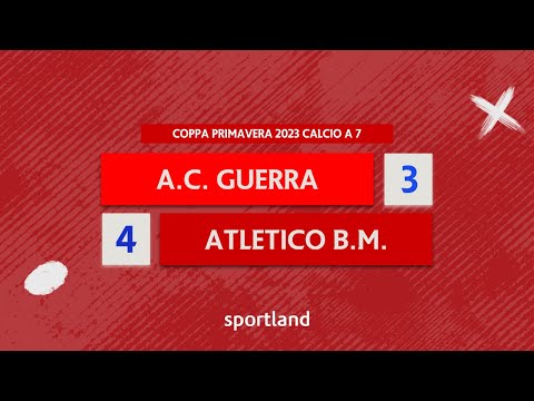 HIGHLIGHTS • Coppa Primavera 2023 Calcio a 7 - AC Guerra vs Atletico BM