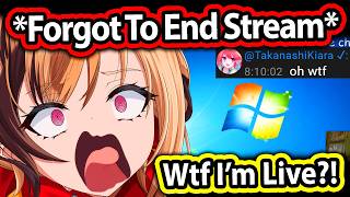 Gigi Forgot to End Her Stream and EXPOSED her Windows Screen 【Hololive】