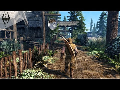 Relax Walking Through Tamriel - Skyrim Music & Ambience