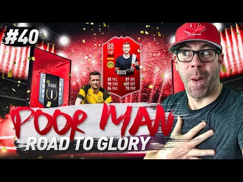Completing POTM 88 REUS and RANK 1 RIVALS REWARDS!!! - POOR MAN RTG #40 - FIFA 19 Ultimate Team