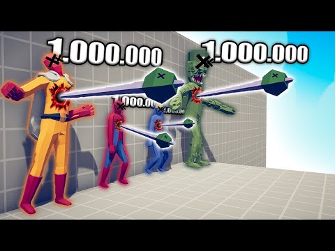1.000.000 DAMAGE NEEDLE vs EVERY UNITS - TABS | Totally Accurate Battle Simulator 2024
