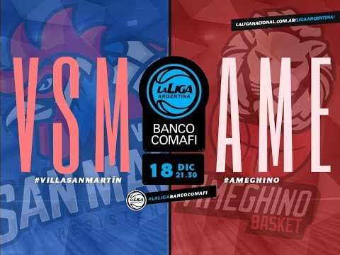 #LaLigaArgentinaBancoComafi | 18.12.2018 Villa San Martín vs. Ameghino