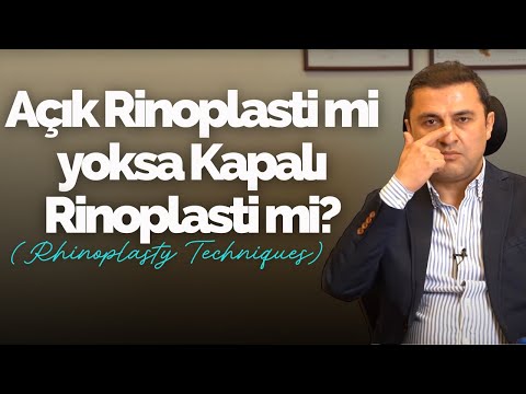 Açık Rinoplasti mi yoksa Kapalı Rinoplasti mi? (Rhinoplasty Techniques) - Doç. Dr. Mehmet Emre Dinç
