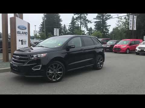 2018 Ford Edge Sport W/ Backup Camera, Nav, AWD Review| Island Ford