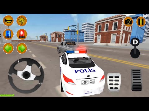 4K UHD Gerçek Polis Arabası Oyunu 3D - Real Police Car Driving - Araba Oyunu İzle - Android Gameplay