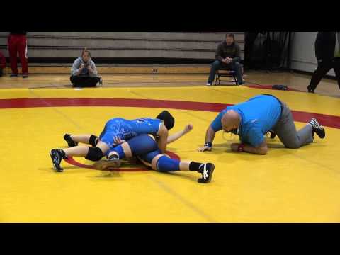 2014 McMaster Invit FW48kg Regina Martinez (Laur) vs Theresa Rankin( Michigan)