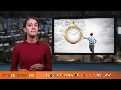 What Counts as Unpaid Overtime in California?