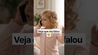 Veja que ela falou 😂 #comédia #ia #bebe #humor #viral