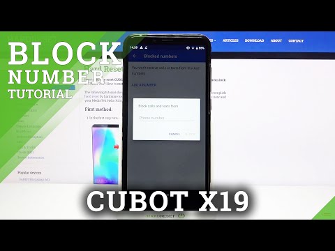How to Block Number in CUBOT X19 – Add Number to Blacklist