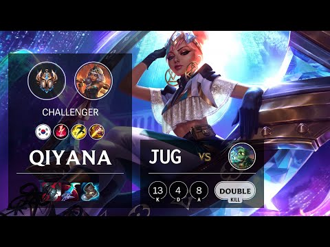 Qiyana Jungle vs Amumu - KR Challenger Patch 10.23
