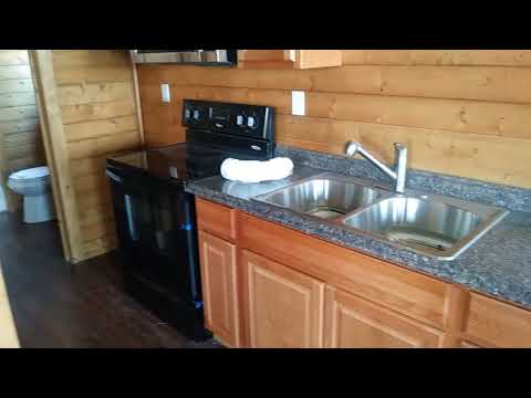Deluxe Lofted Barn Cabin Finished Interior