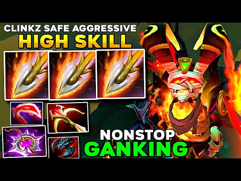 Clinkz Safe Aggressive Hunt Ganking Nonstop Roaming Physical Build High Skill - Dota 2