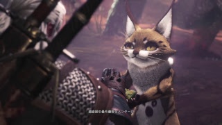 【MHW】アステラ祭を楽しむ一般ハンター (ウィッチャー3コラボ編)
