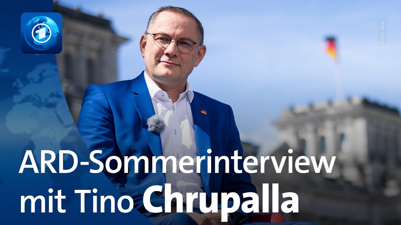 ARD-Sommerinterview mit Tino Chrupalla, AfD-Fraktionsvorsitzender