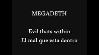 Megadeth - Evil thats within  subtitulado en español