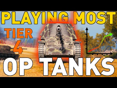 Playing the MOST OP Tier 4s in World of Tanks!