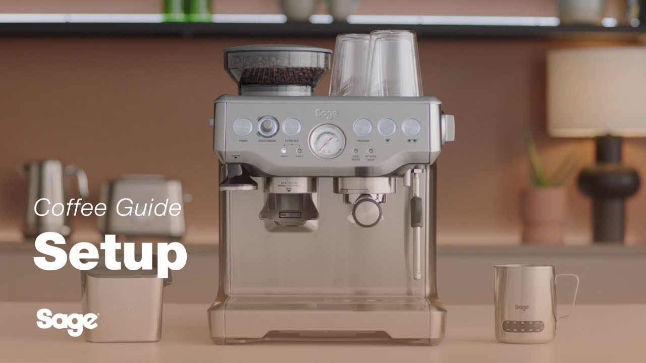 Breville coffee guide tutorial - Setting up your machine