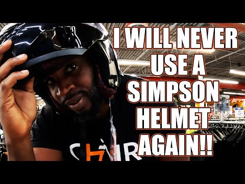 I'm Back Helmet Shopping...My Love-Hate Story With the Simpson Bandit!